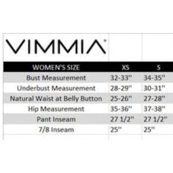 VIMMIA X High Waisted Energy Wave Striped Legging Vintage Rose Size Small NWOT - Picture 9 of 10